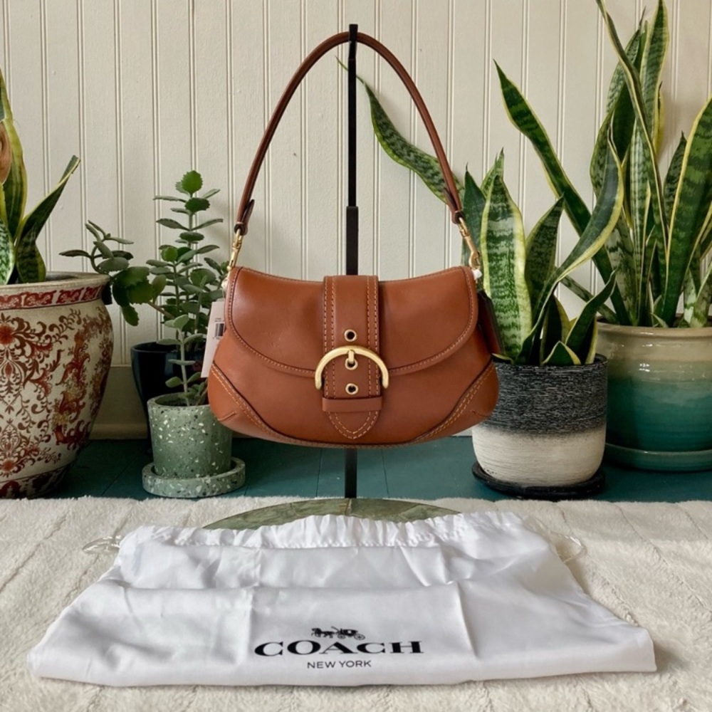 Coach ✨2xHP✨ NWT Soho Bag Saddle CR699